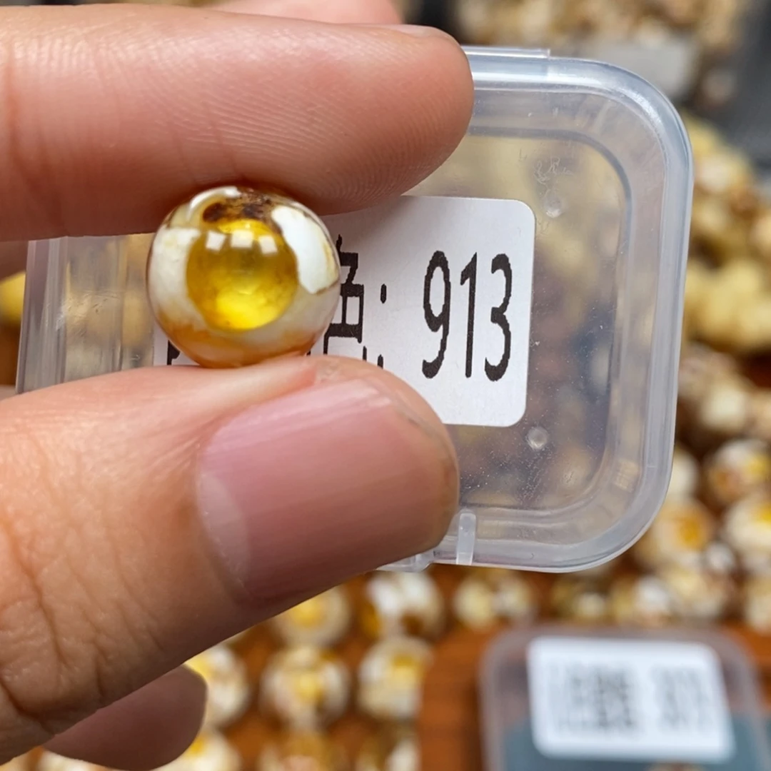 猴头核桃把件沁色圆珠老型913
