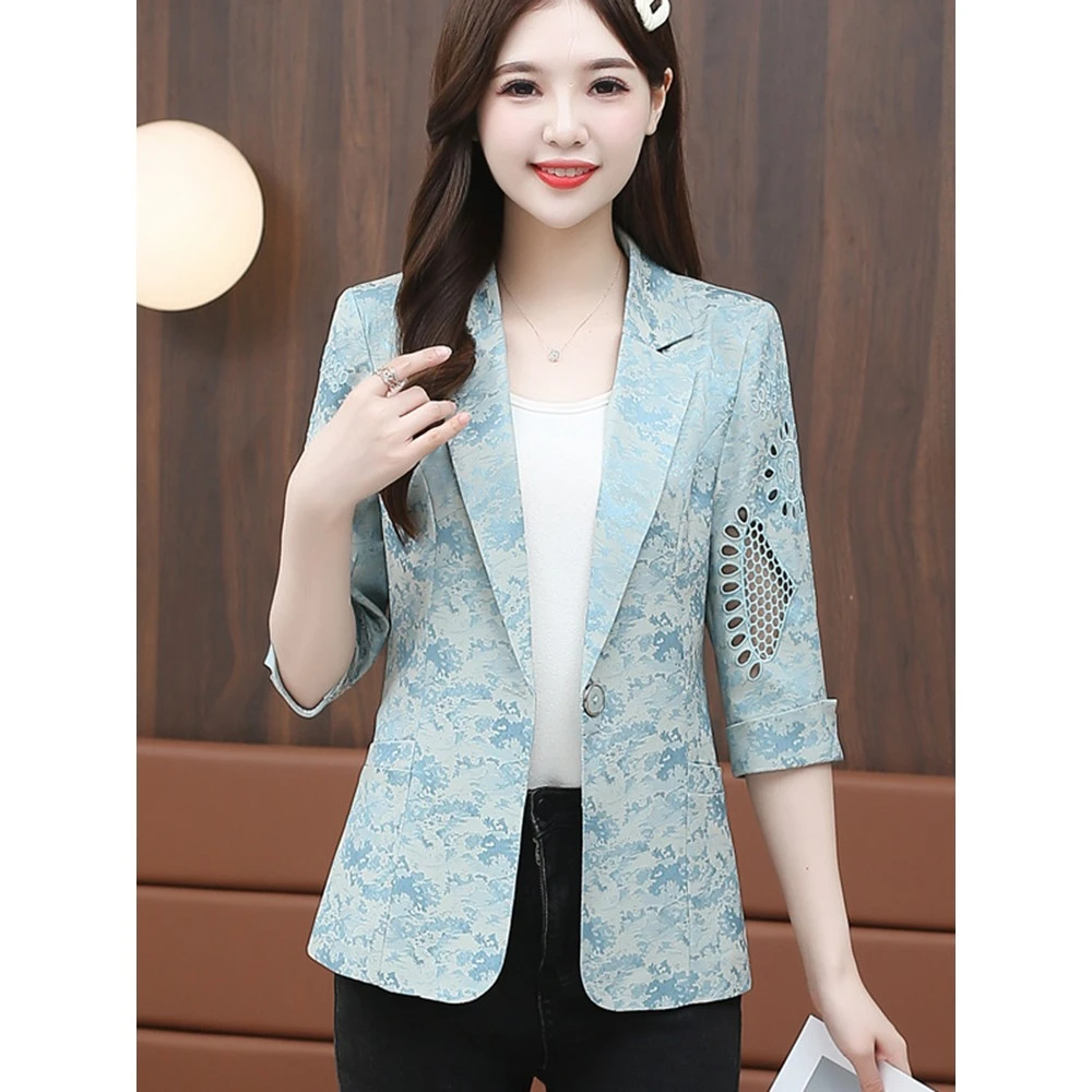 气显瘦西装外套女2025夏季新款爆款修身时尚气质洋高级感百搭上衣