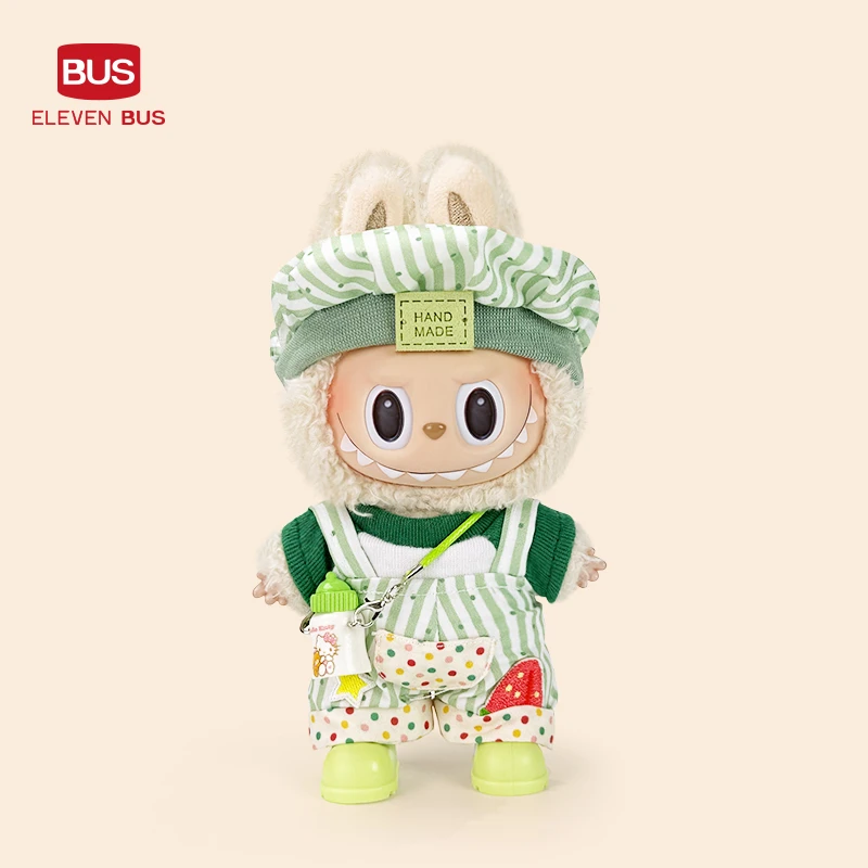 (新品)拉布布波点可爱娃衣套装labubu一代二代三代服装替换装服饰