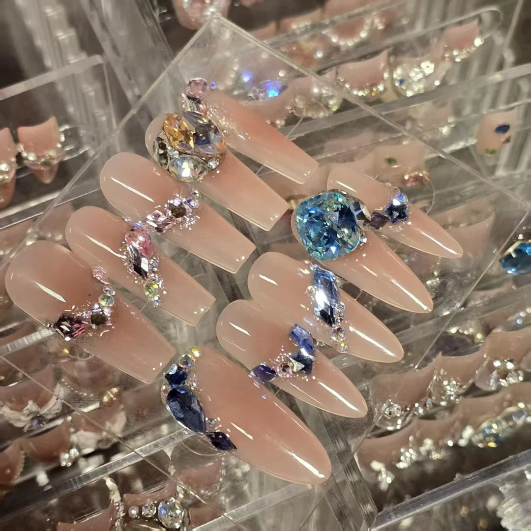 高定新款(Ab国华508仙女色)纯手工穿戴甲