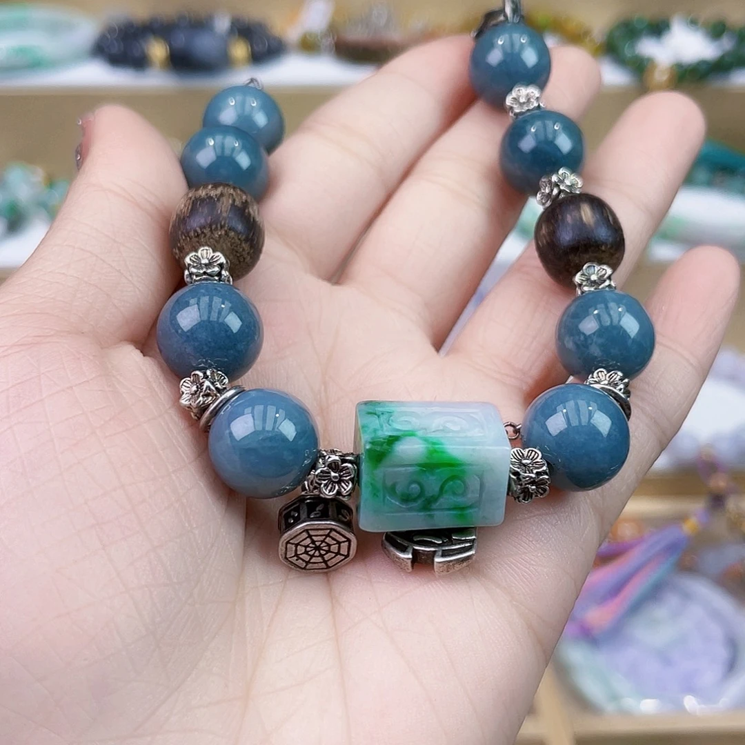 翡翠未镶嵌手链手链