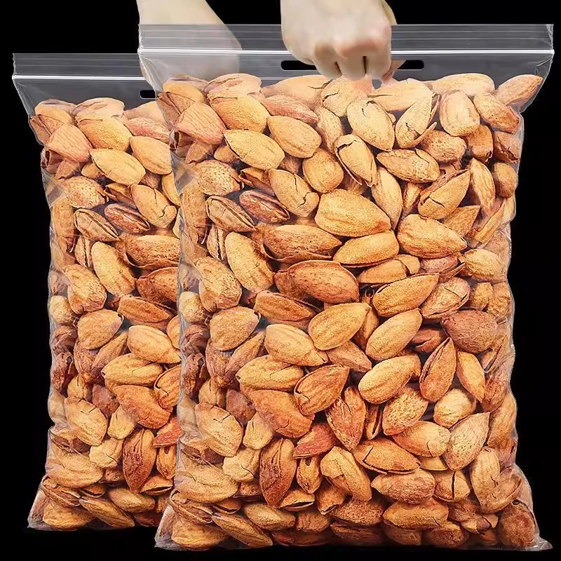 纸皮薄壳巴旦木手剥薄皮酥脆带壳奶香味袋装坚果小零营养