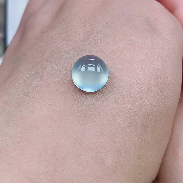 蛇纹石玉戒指面未镶嵌燃