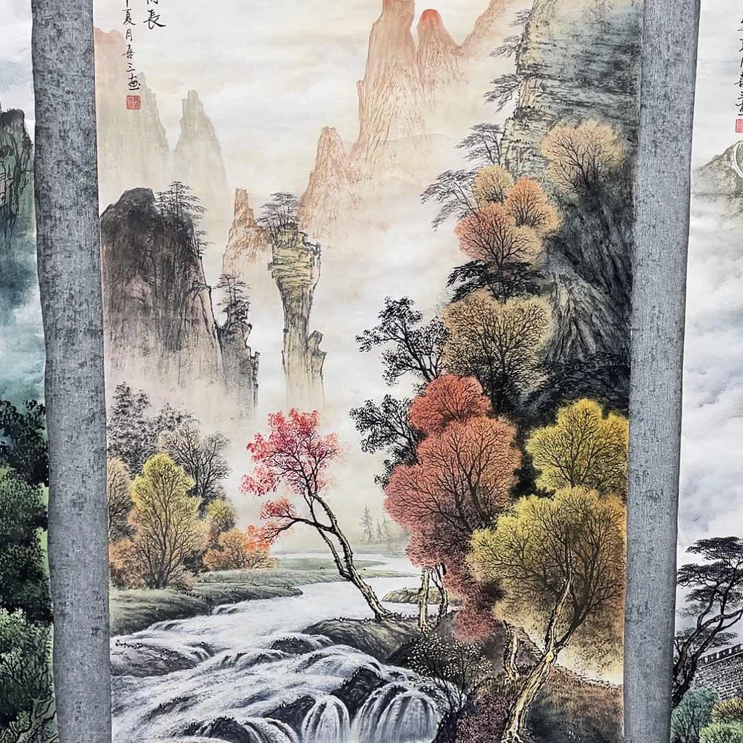 纳***子绘画绘画作品画芯黄喜三