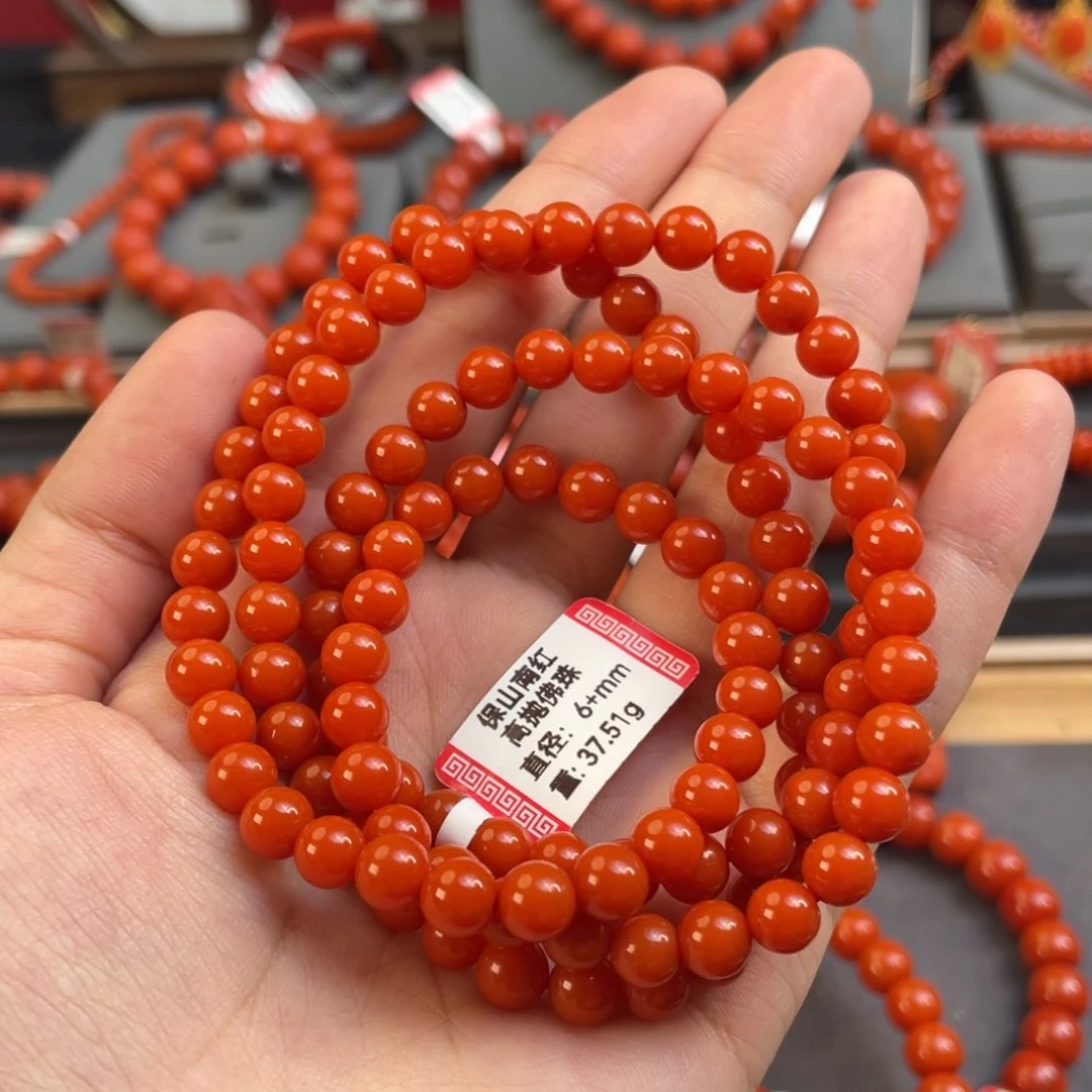 南红玛瑙5+mm 多圈未镶嵌