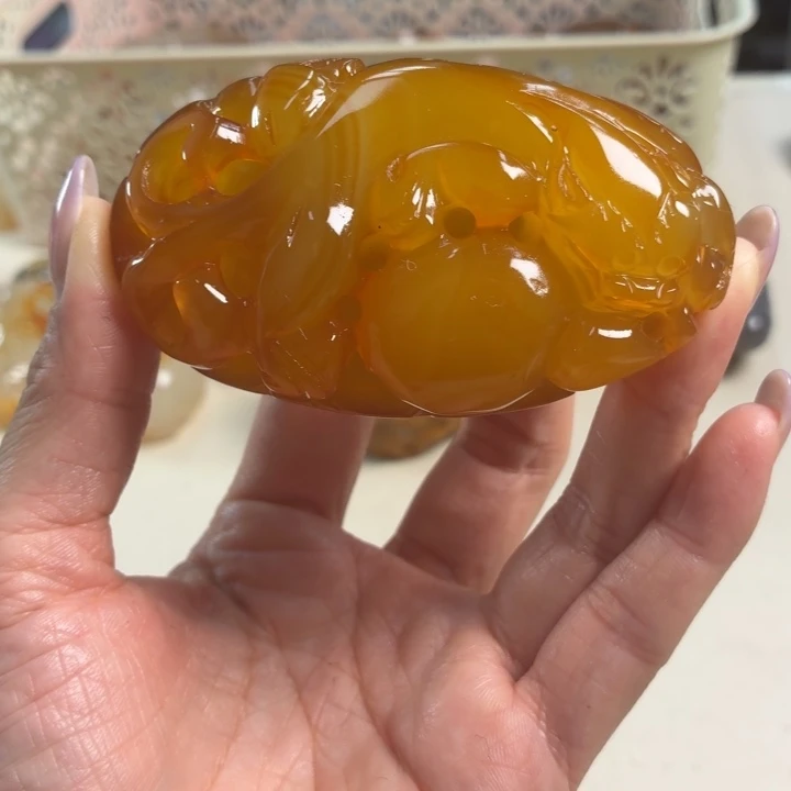 玛瑙/玉髓未镶嵌吊坠(不含链)