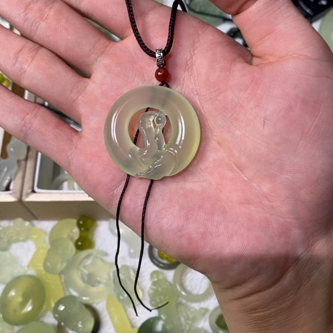 安***华未镶嵌岫玉吊坠(赠链)