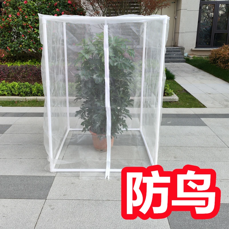 花盆防鸟罩 植物保护罩 养花盆保护罩防猫蓝莓草莓多肉卉盆栽网虫