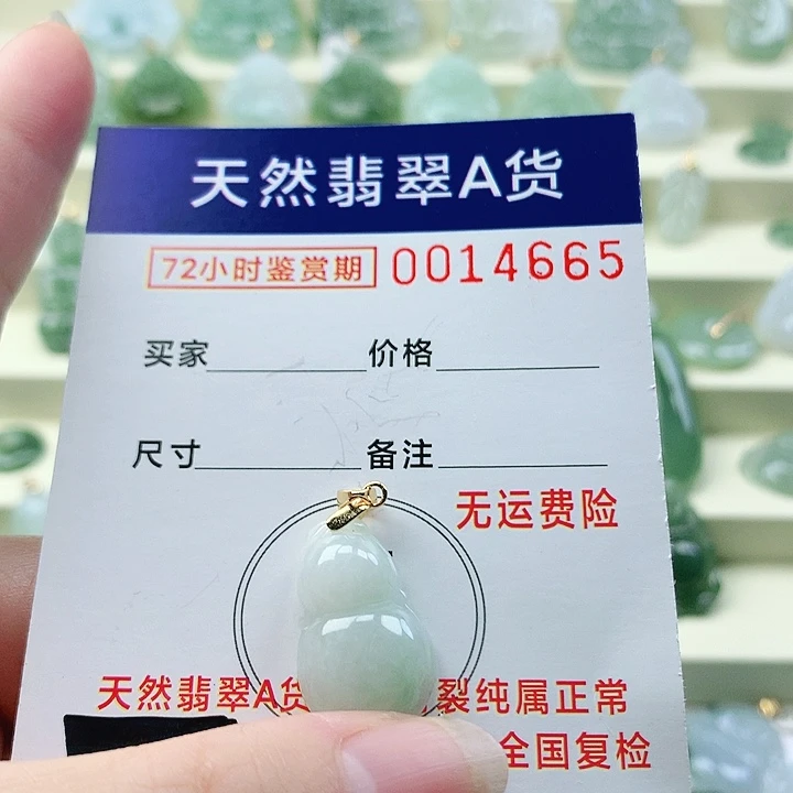 颈饰未镶嵌翡翠吊