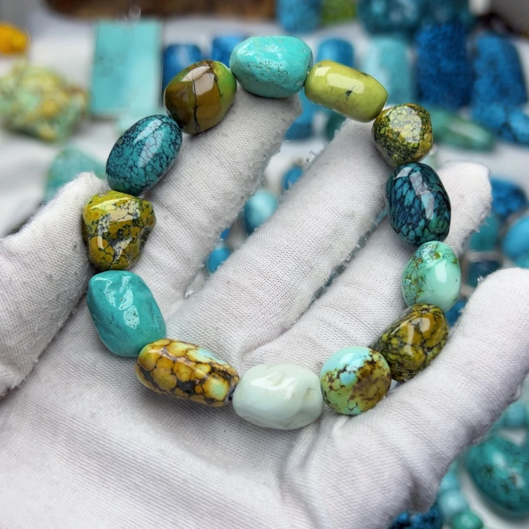 绿松石珠宝奇石未镶嵌