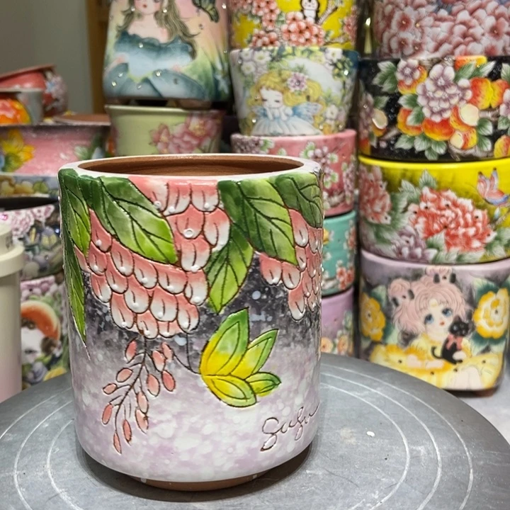 景德镇艺术手绘作品