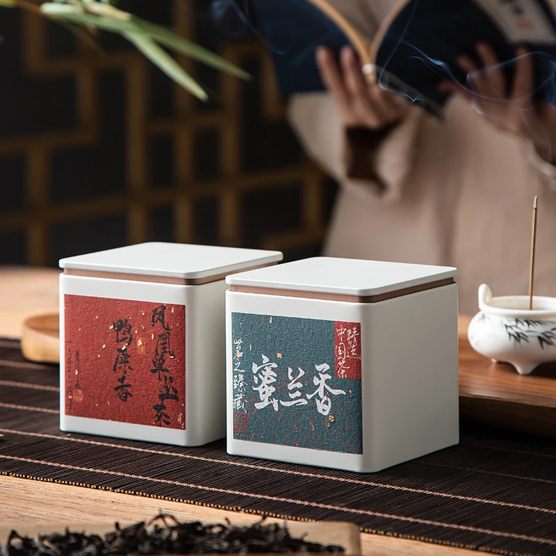 女生的茶礼盒商家推荐小罐装凤凰单枞鸭屎香+蜜兰香小礼盒套装