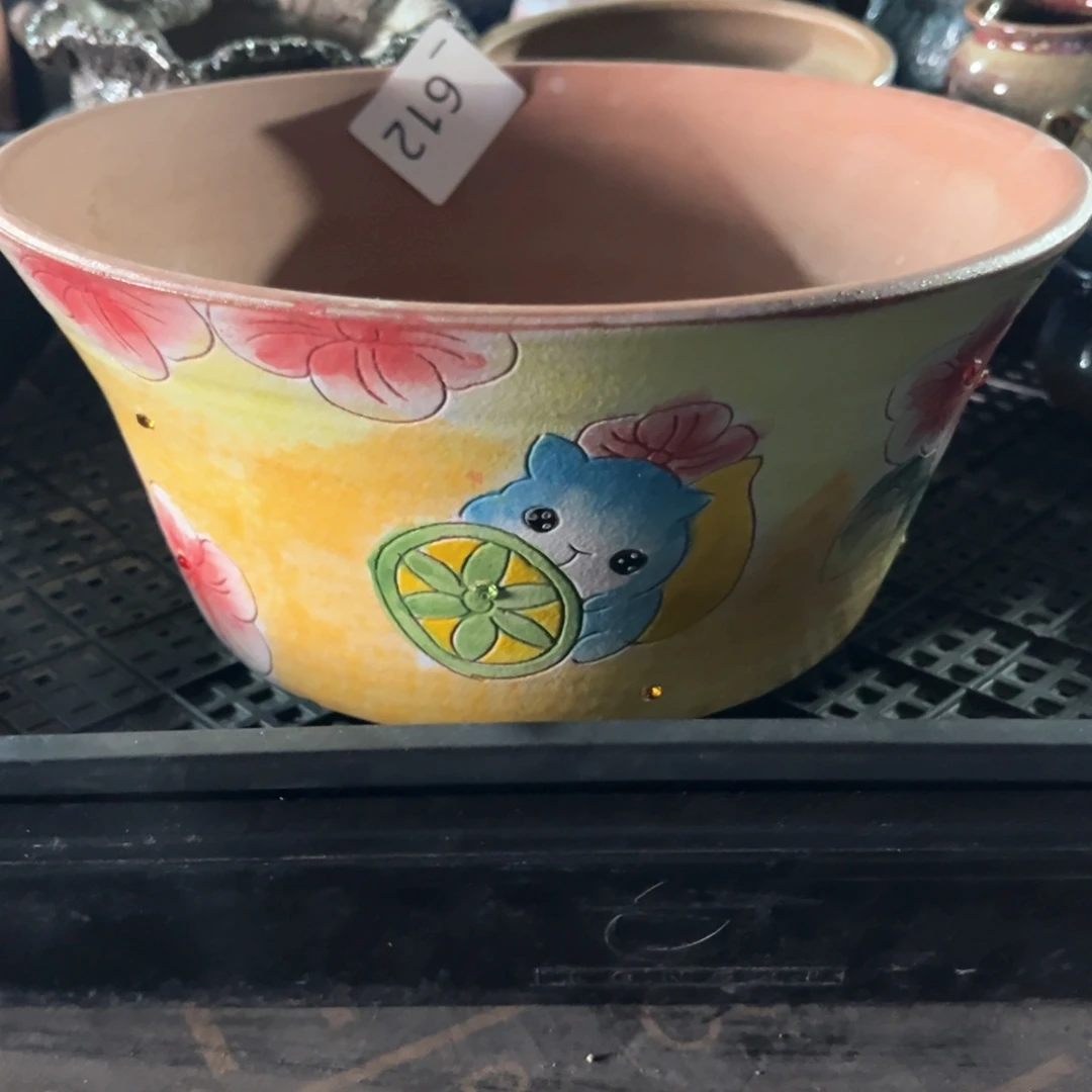 红陶612花盆  1个