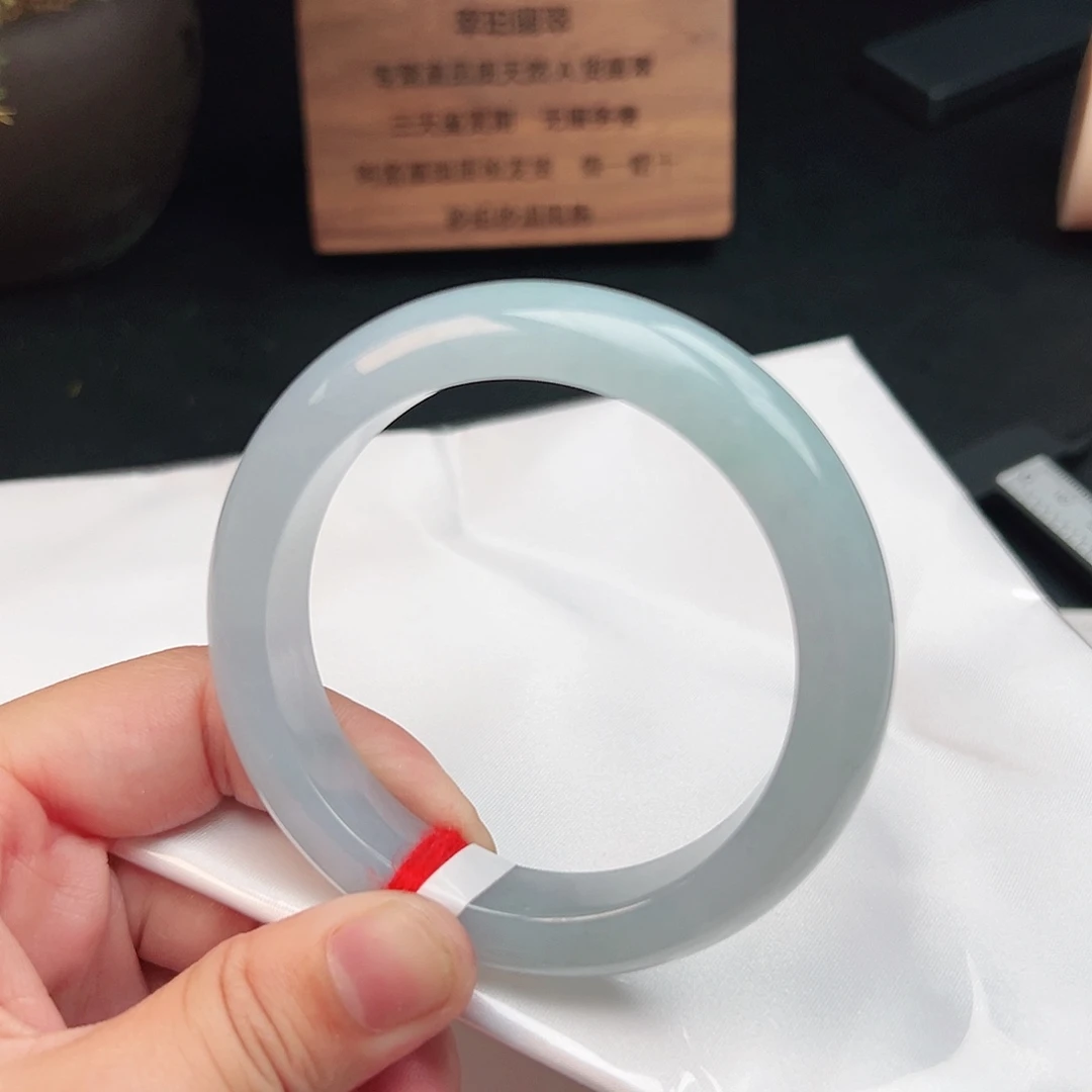 翡翠未镶嵌手镯b0406-2