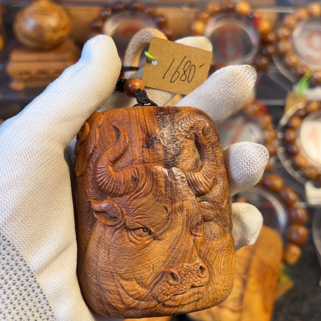 微***生柏木（崖柏）太行崖柏把件