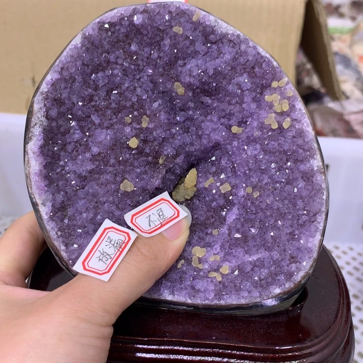 紫晶珠宝半成品未镶嵌