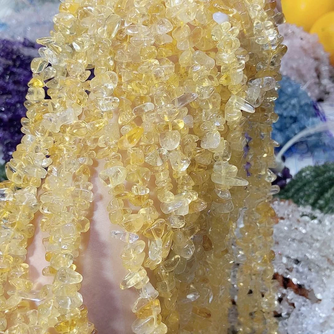 未镶嵌珠宝半成品水晶黄水晶