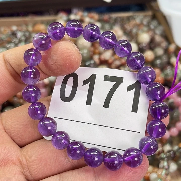 水晶手链未镶嵌紫水晶手链卡9