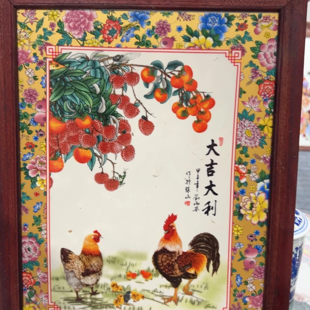 摆件景德镇陶瓷瓷板画