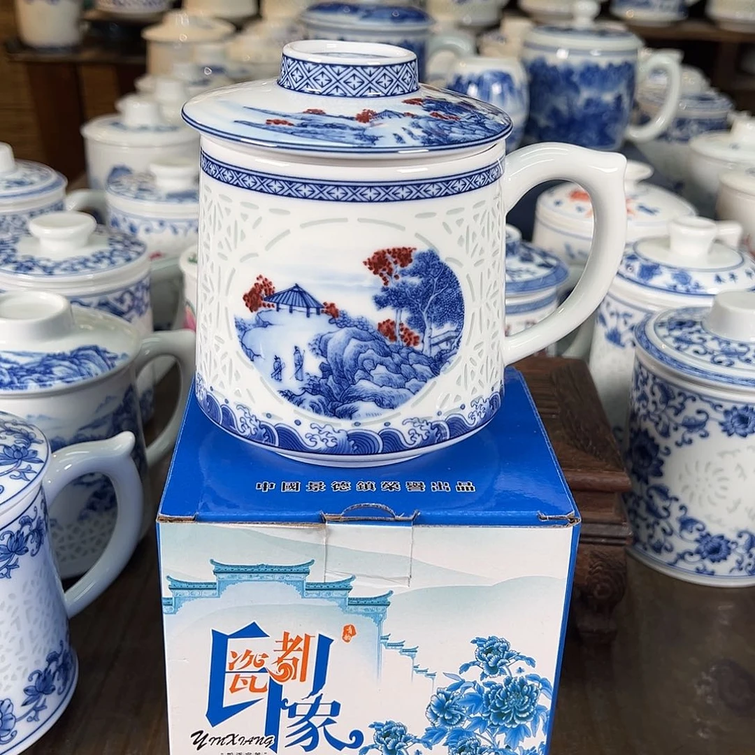 景德镇陶瓷高温办公杯