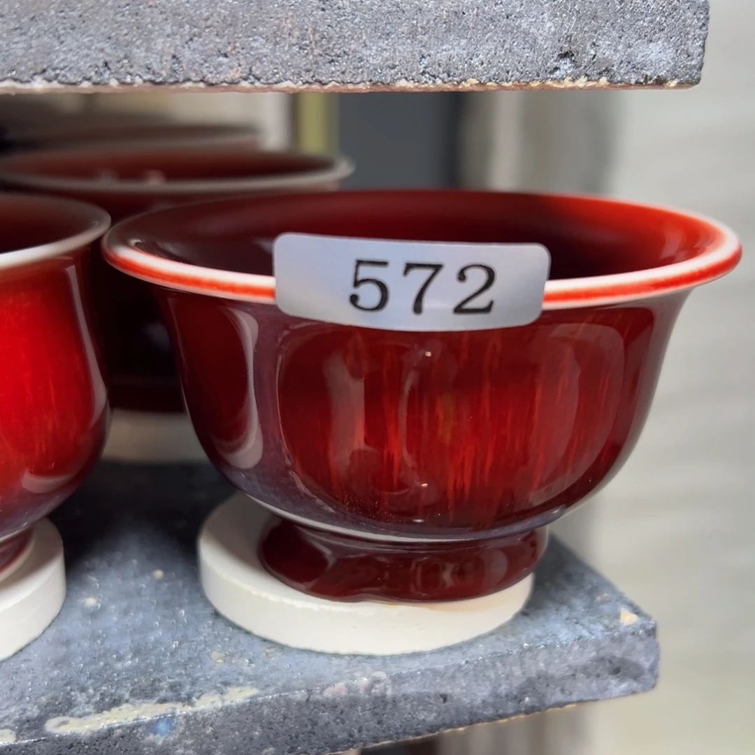 陶景德镇陶瓷郎红微瑕