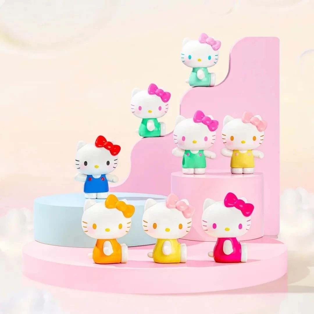 【拆盒】Hello Kitty夏日彩虹糖系列萌粒盲盒