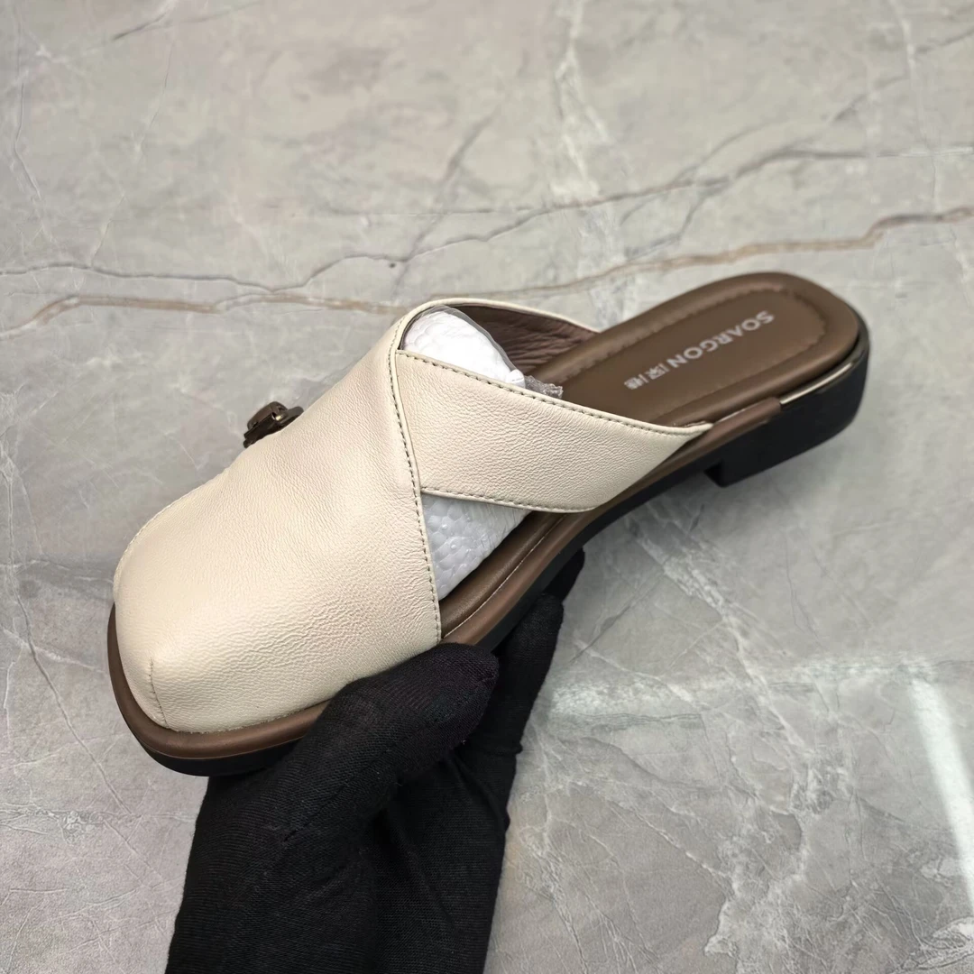 f  (孤品)  38码拖鞋女(牛皮)89157