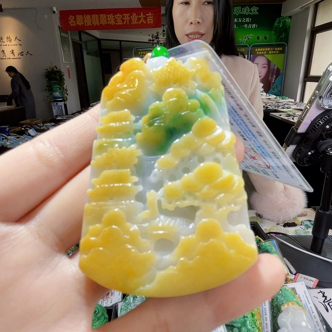 颈饰未镶嵌翡翠翡翠