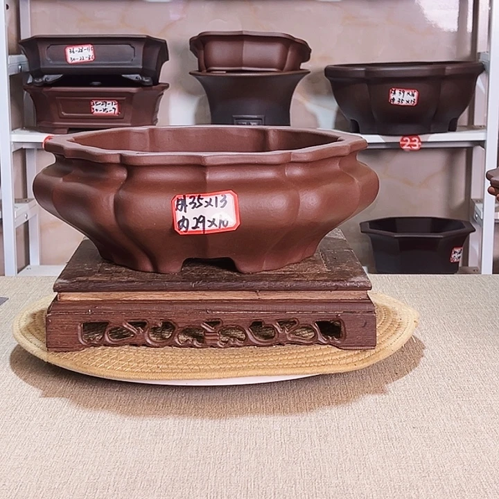 紫砂花盆紫砂花盆