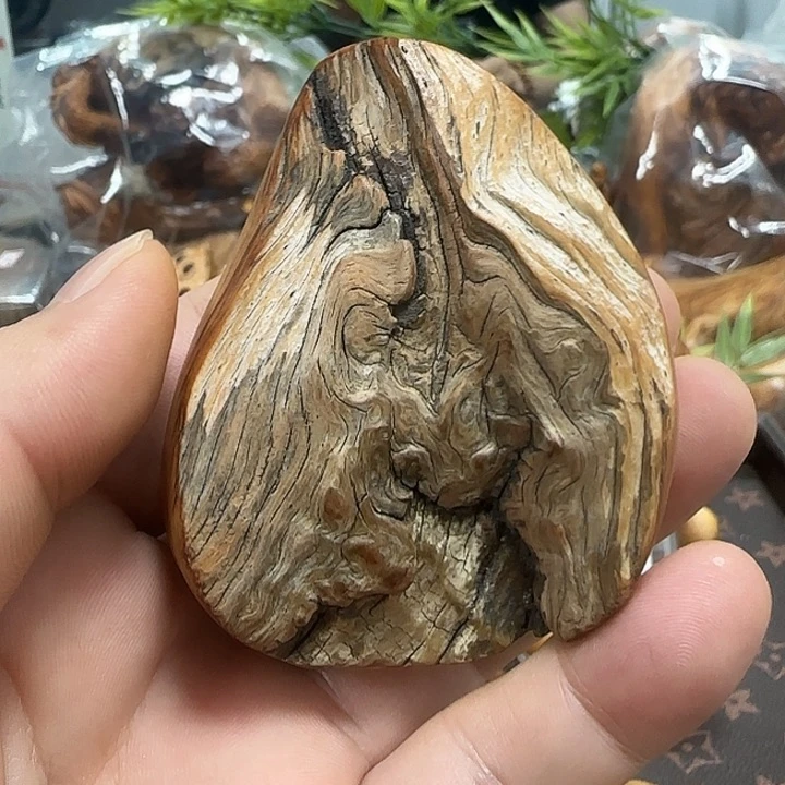 安***静柏木（崖柏）太行崖柏手把件