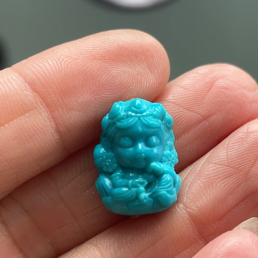 小***金绿松石未镶嵌颈饰