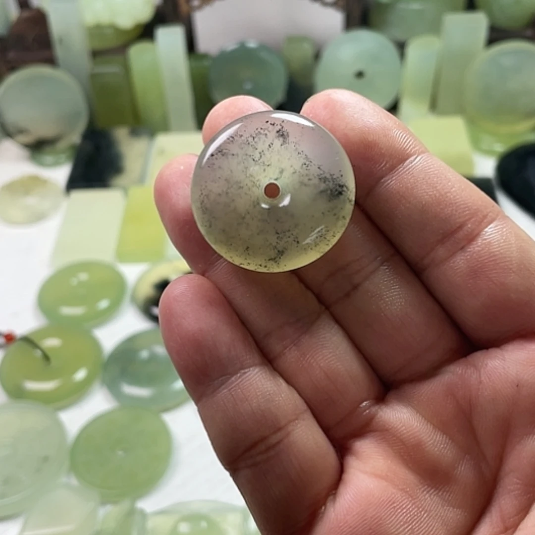 【闪购商品】未镶嵌岫玉挂件向*→