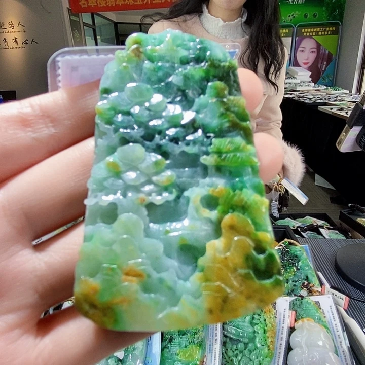 颈饰未镶嵌翡翠翡翠