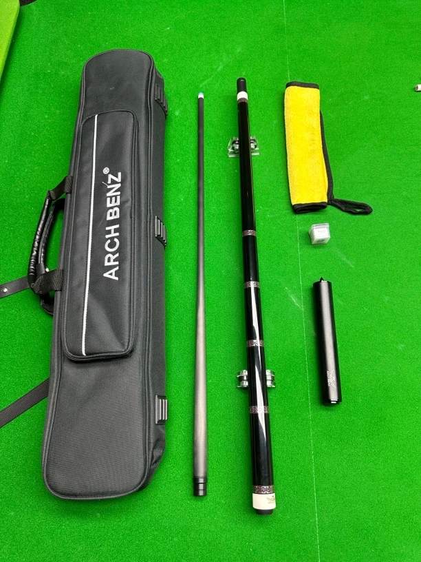 一比一复刻黑科技中式黑八美式九球台球杆