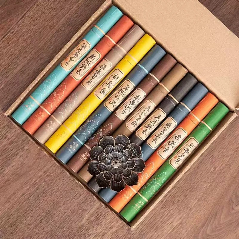 【闪购链接】ZH278永春香十一味礼盒套装+莲花香插