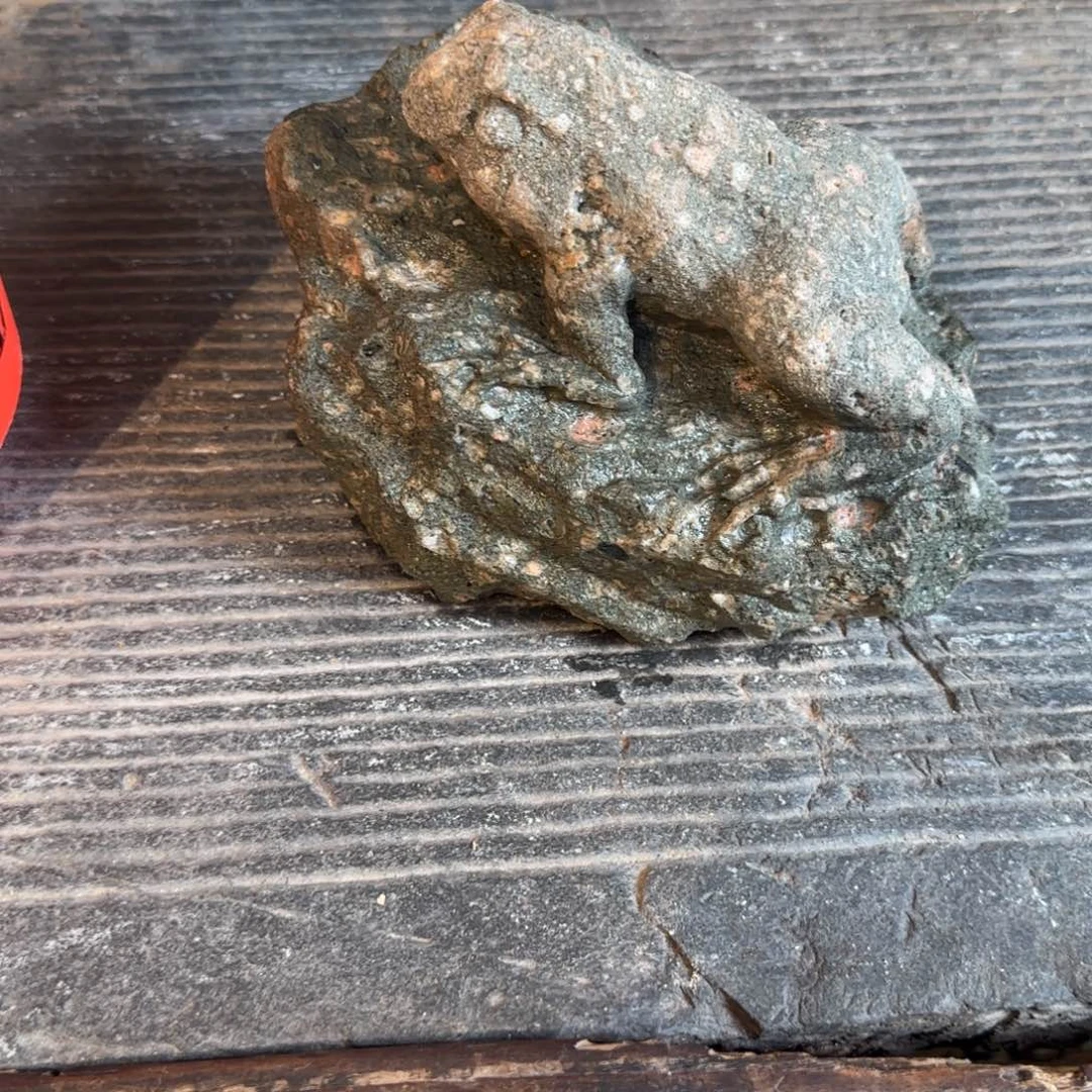 石材茶园石金蟾一个