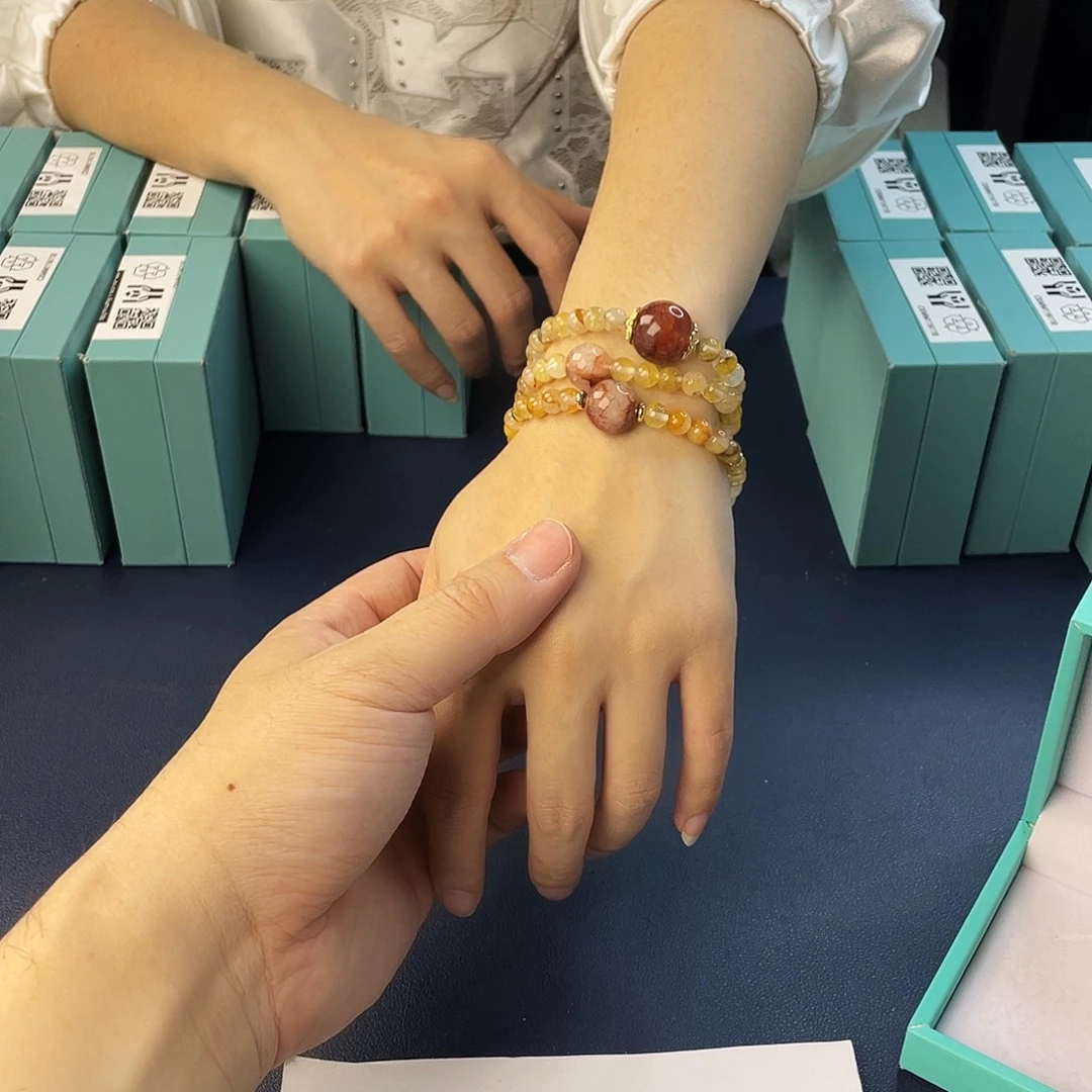 水晶手链银S925镶嵌