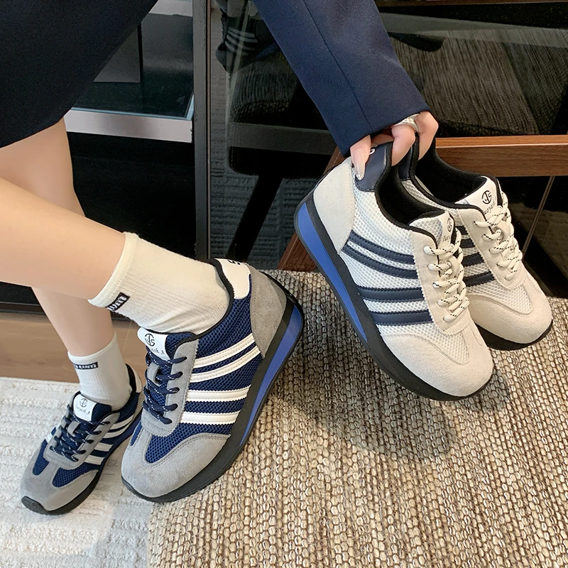 真皮阿甘鞋女春夏季时尚休闲薄底显脚小德训鞋2272