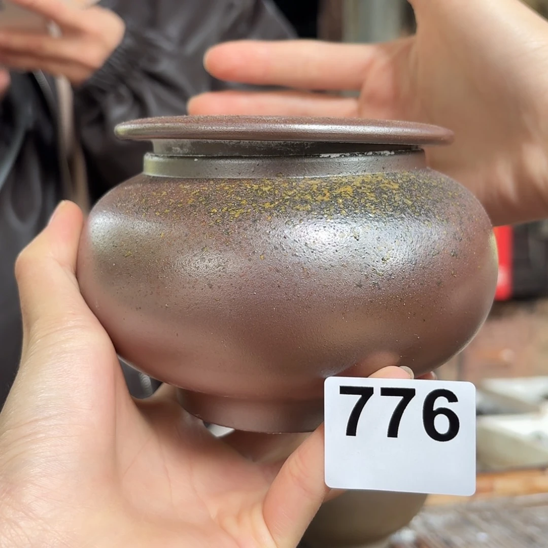 坭兴陶纯柴烧原矿泥料纯手工壶