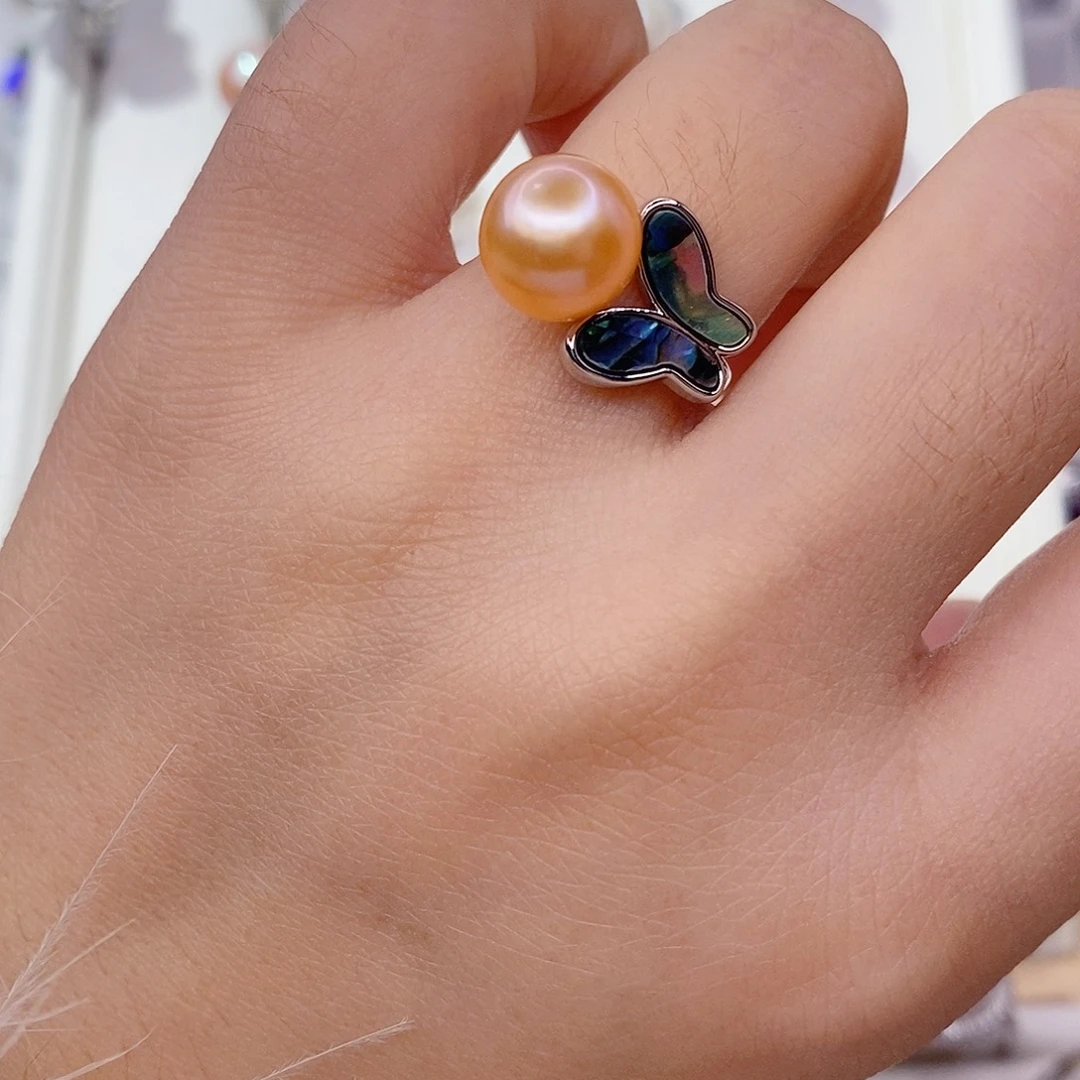 未镶嵌淡水珍珠戒指