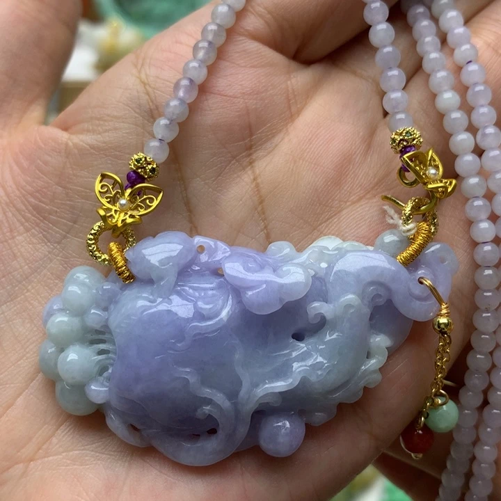 颈饰未镶嵌翡翠翡翠