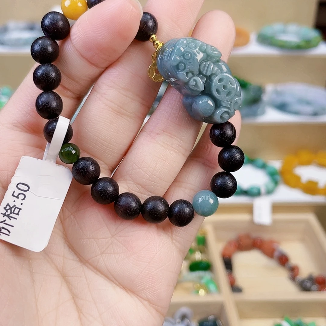 翡翠未镶嵌手链手链