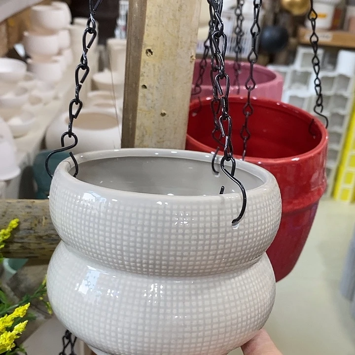 陶盆有孔 瑕疵针孔漏釉介意勿拍外口 11外高10