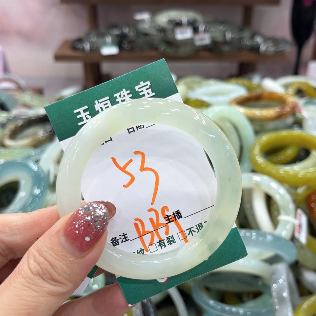 未镶嵌蛇纹石玉手镯手镯
