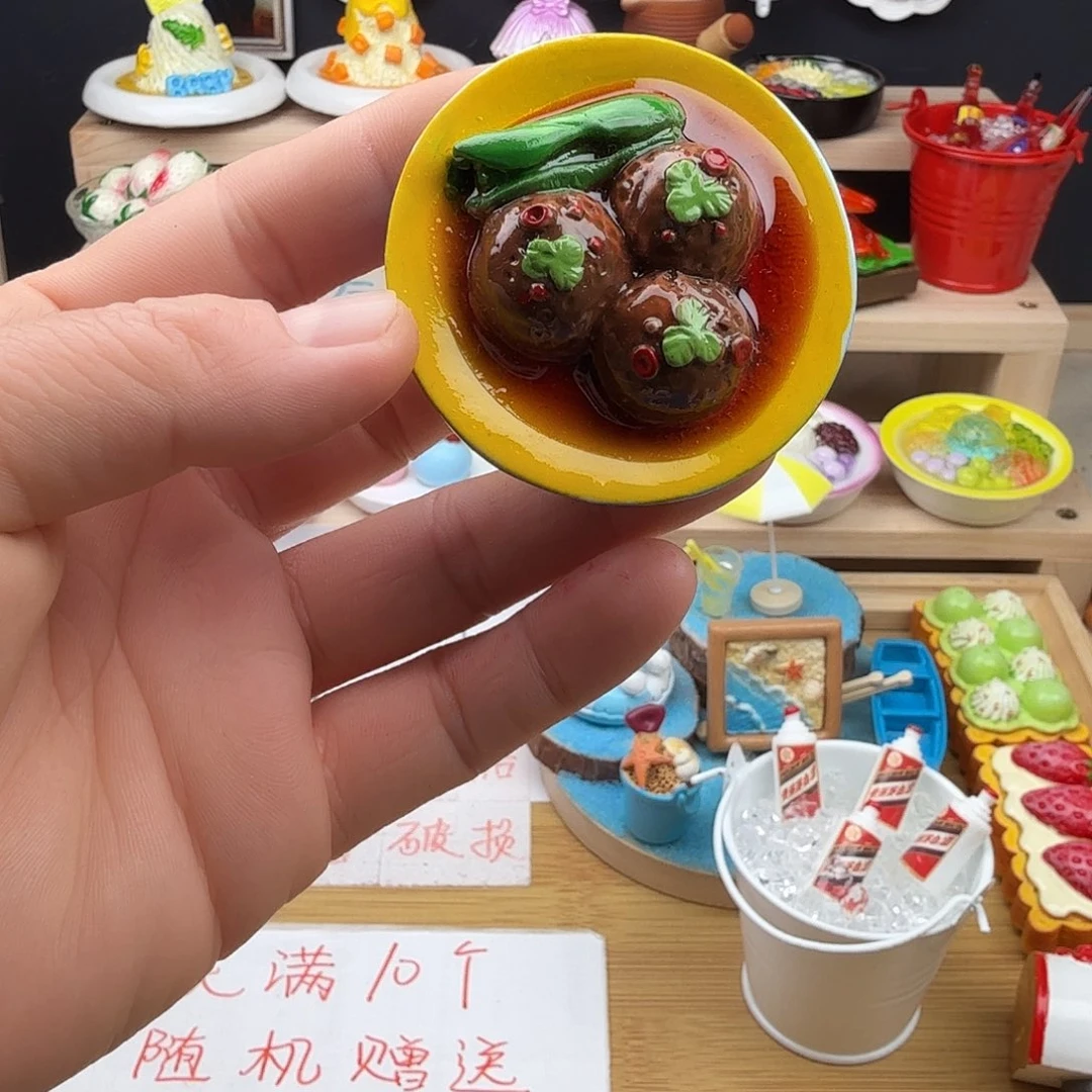 树脂食玩冰箱贴凭开箱视频售后