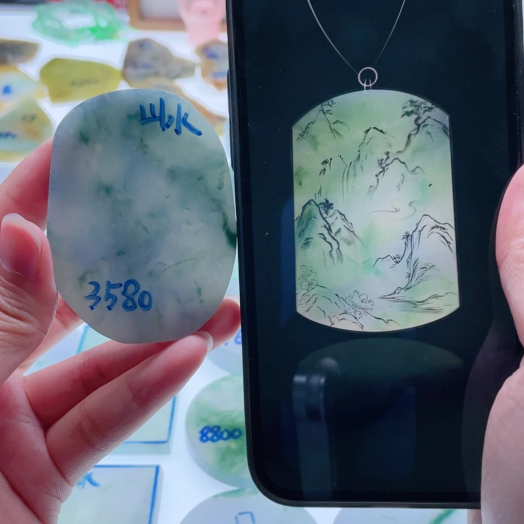 【闪购商品】未镶嵌定制翡翠天然翡翠包工