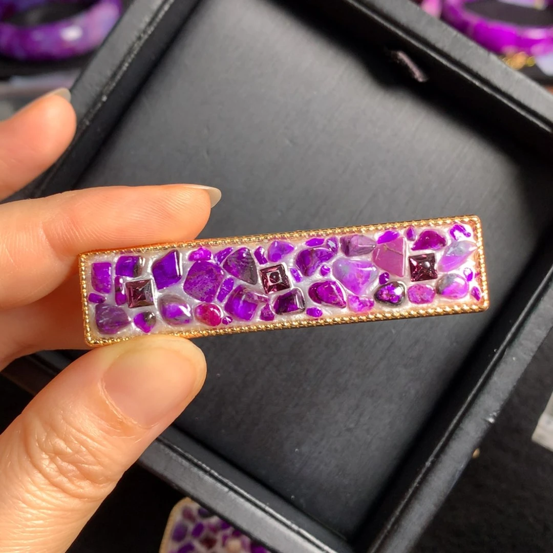 未镶嵌苏纪石（舒俱来）发夹a*y