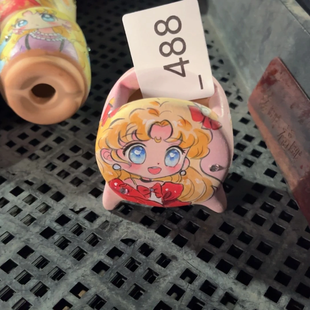 红陶文*编号488花盆1个