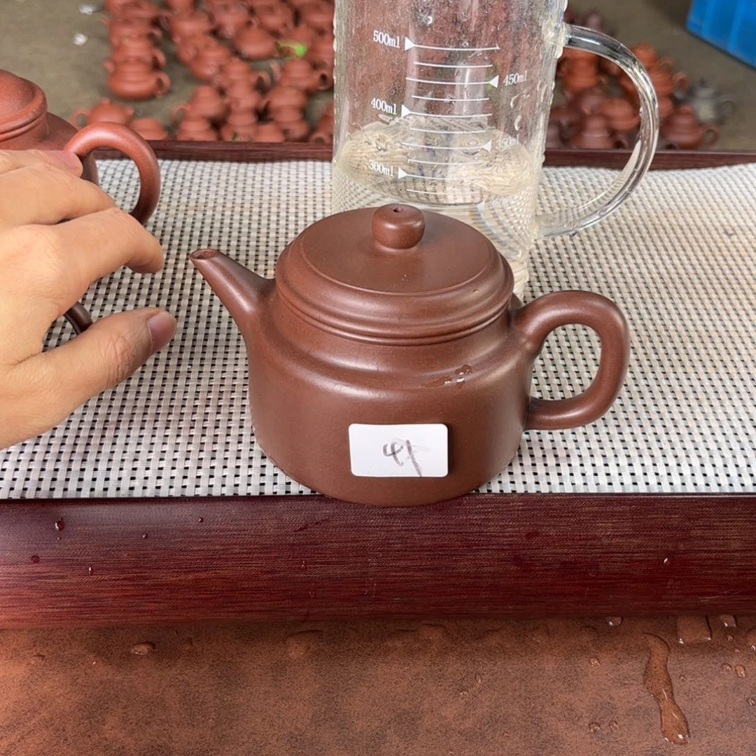 紫砂茶壶贺*.微瑕 1.20-41 老紫泥 260cc