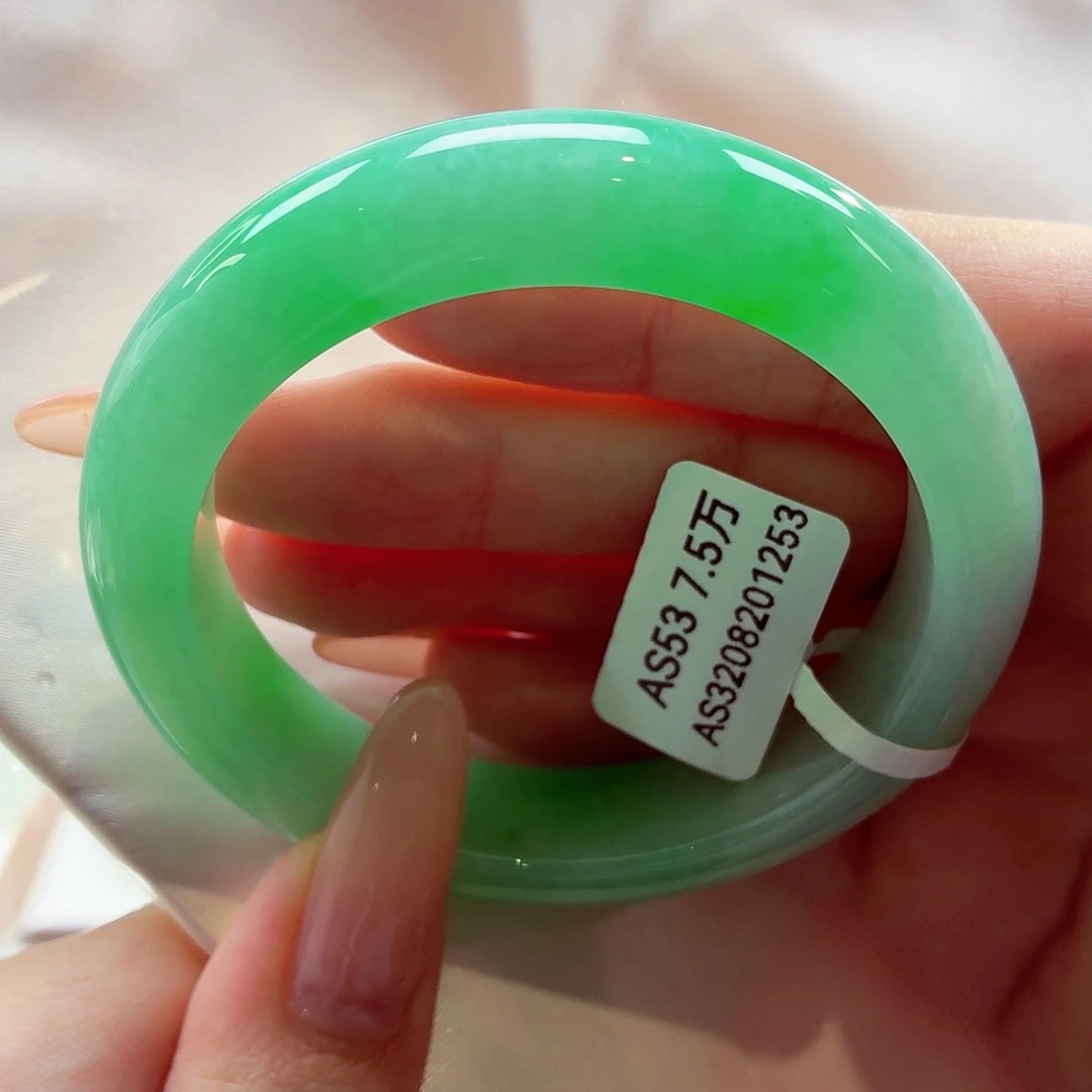 翡翠未镶嵌手镯22（38号）